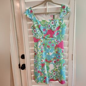 LILLY PULITZER l PALM BEACH DRESS WITH CAP SLEEVES